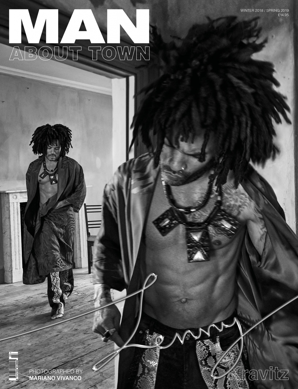 Lenny Kravitz for Man About Town by Mariano Vivanco